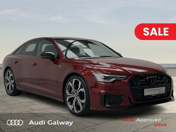 Audi A6 Saloon, Petrol Hybrid, 2025, Red
