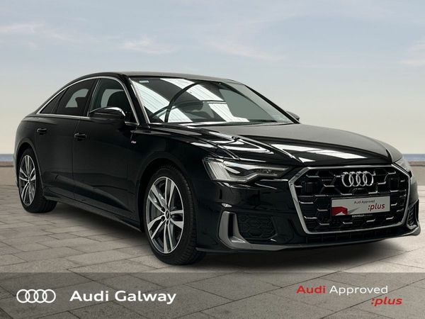 Audi A6 Saloon, Petrol Hybrid, 2025, Black