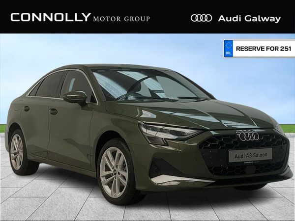 Audi A3 Saloon, Diesel, 2025, Green