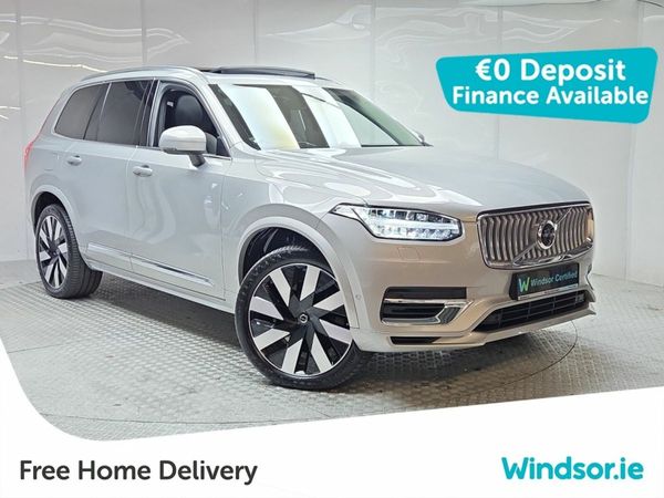 Volvo XC90 SUV, Petrol Hybrid, 2024, Silver