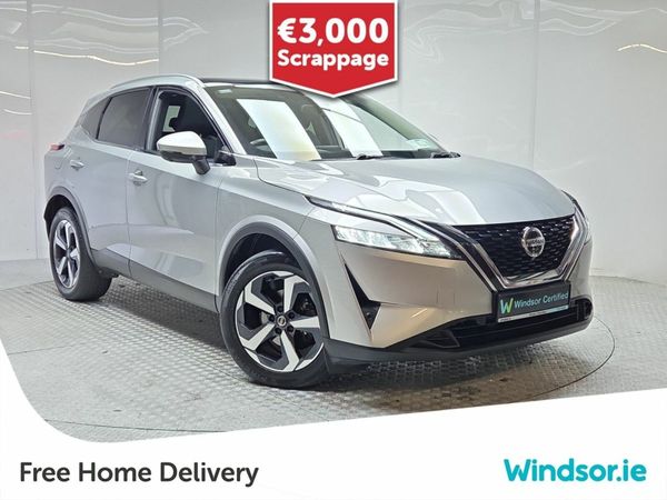 Nissan Qashqai MPV, Petrol Hybrid, 2021, Grey