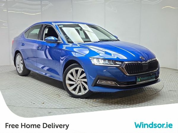 Skoda Octavia Saloon, Petrol Hybrid, 2024, Blue