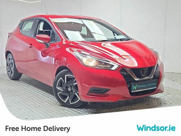 Nissan Micra Hatchback, Petrol, 2022, Red