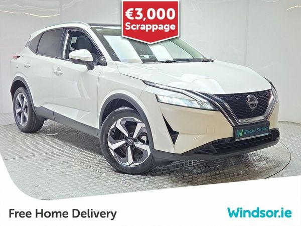 Nissan Qashqai MPV, Petrol Hybrid, 2025, White