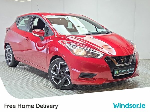 Nissan Micra Hatchback, Petrol, 2021, Red
