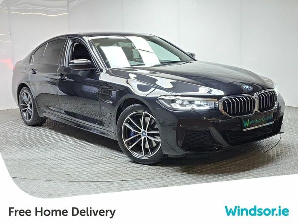 BMW 5-Series Saloon, Petrol Plug-in Hybrid, 2023, Black