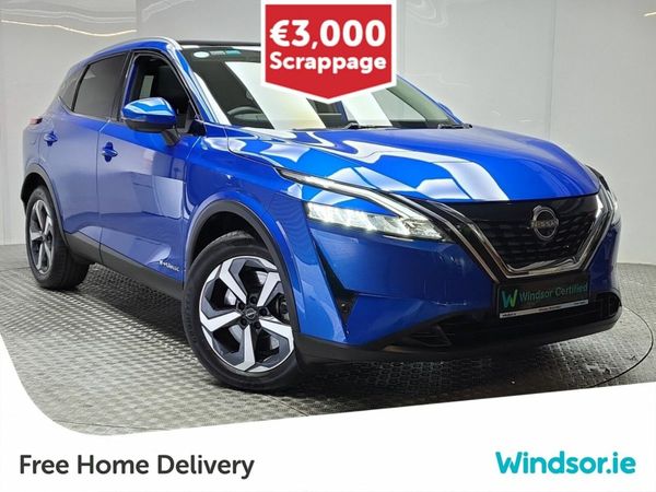 Nissan Qashqai MPV, Petrol Hybrid, 2023, Blue