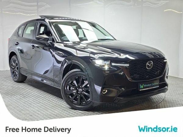 Mazda CX-60 SUV, Petrol Plug-in Hybrid, 2025, Black