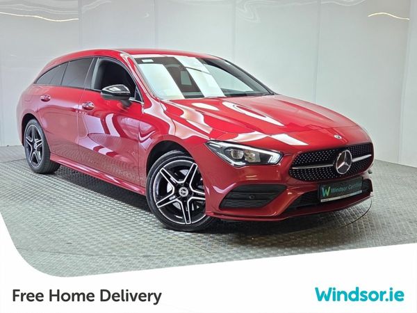 Mercedes-Benz CLA Estate, Petrol Plug-in Hybrid, 2023, Red