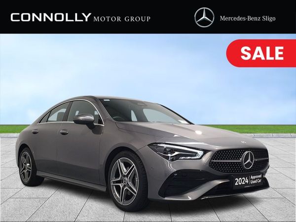 Mercedes-Benz CLA Saloon, Petrol Hybrid, 2024, Grey
