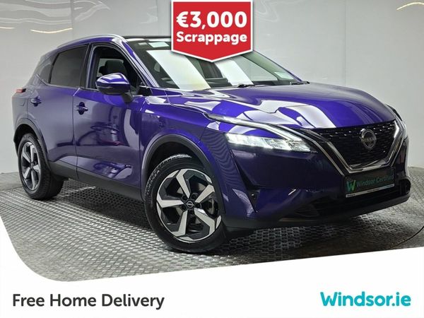 Nissan Qashqai MPV, Petrol Hybrid, 2024, Blue