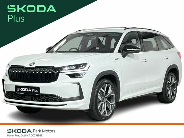 Skoda Kodiaq SUV, Petrol Plug-in Hybrid, 2025, White