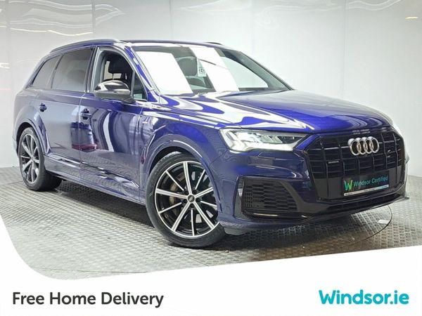 Audi Q7 SUV, Petrol Plug-in Hybrid, 2022, Blue