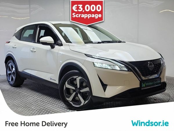 Nissan Qashqai MPV, Petrol Hybrid, 2024, White