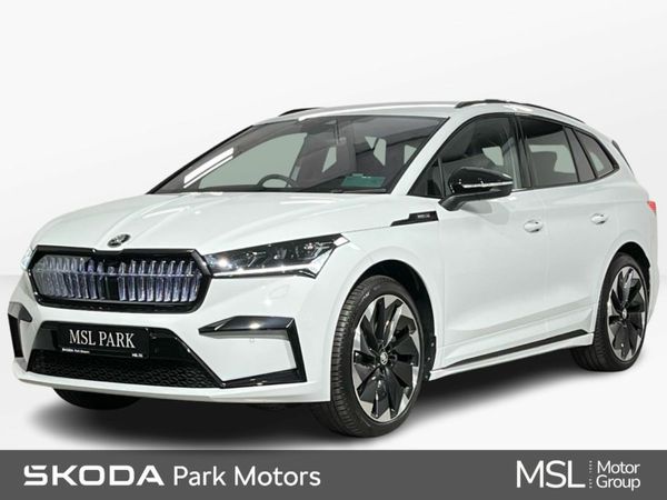Skoda Enyaq SUV, Electric, 2025, White