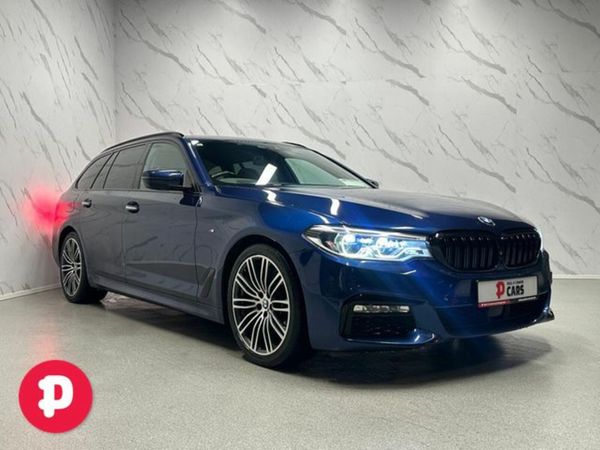 BMW 5-Series Estate, Diesel, 2017, Blue