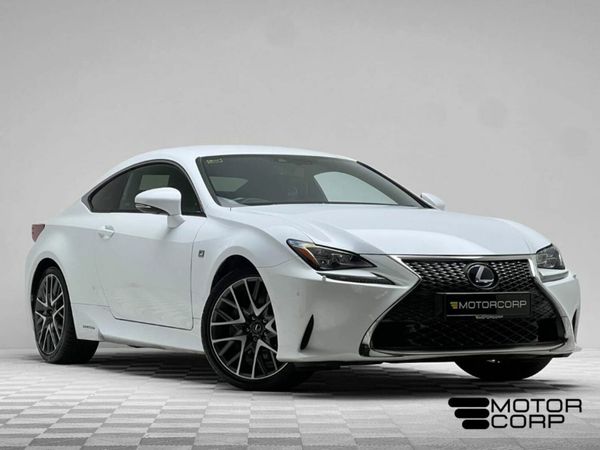 Lexus RC Coupe, Petrol Hybrid, 2017, White