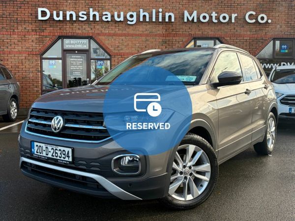 Volkswagen T-Cross SUV, Petrol, 2020, Grey