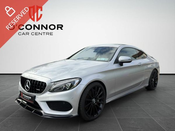 Mercedes-Benz C-Class Coupe, Diesel, 2017, Silver