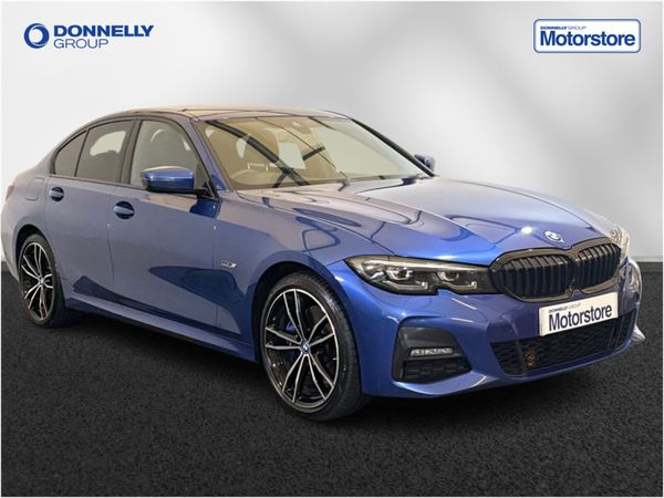 BMW 3-Series Saloon, Petrol Hybrid, 2021, Blue