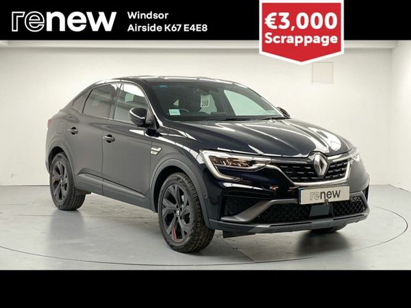 Renault Arkana Hatchback, Petrol Hybrid, 2022, Black