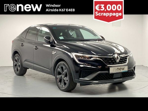 Renault Arkana Hatchback, Petrol Hybrid, 2023, Black