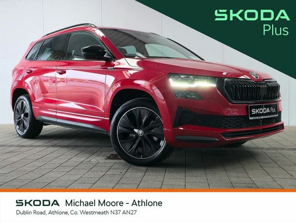 Skoda Karoq SUV, Petrol, 2025, Red