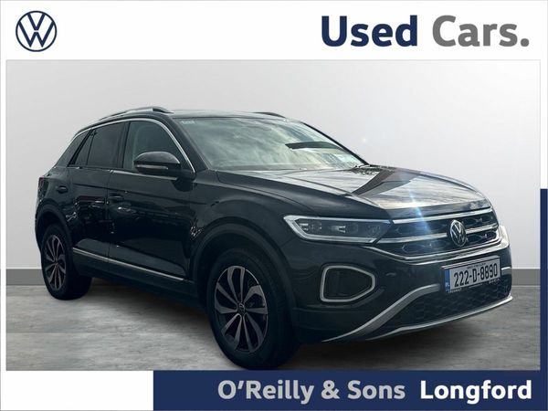 Volkswagen T-Roc SUV, Petrol, 2022, Black