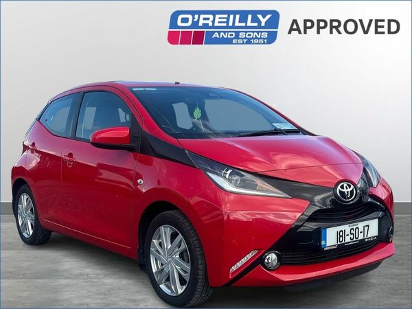 Toyota Aygo Hatchback, Petrol, 2018, Red