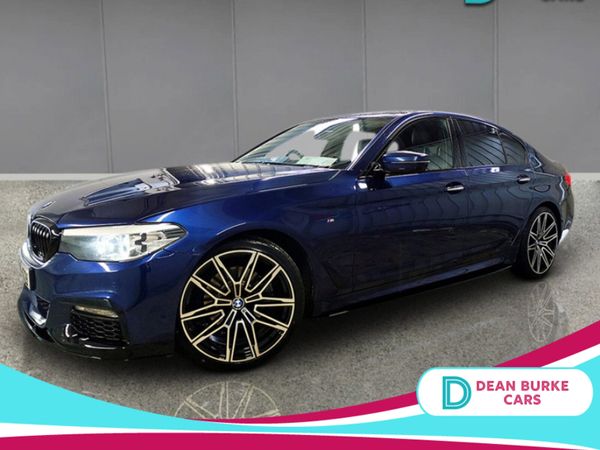 BMW 5-Series Saloon, Diesel, 2017, Blue