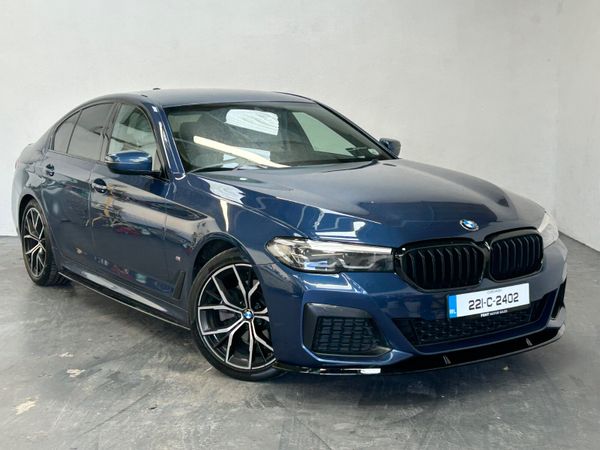 BMW 5-Series Saloon, Diesel, 2022, Blue