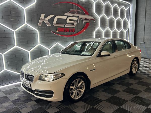 BMW 5-Series Saloon, Diesel, 2015, White