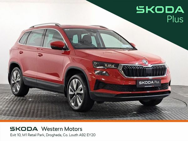 Skoda Karoq Estate, Petrol, 2023, Red