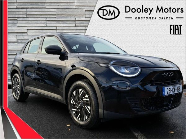 Fiat 600 Hatchback, Petrol Hybrid, 2025, Black