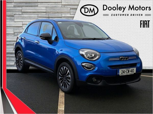 Fiat 500X SUV, Petrol Hybrid, 2024, Blue