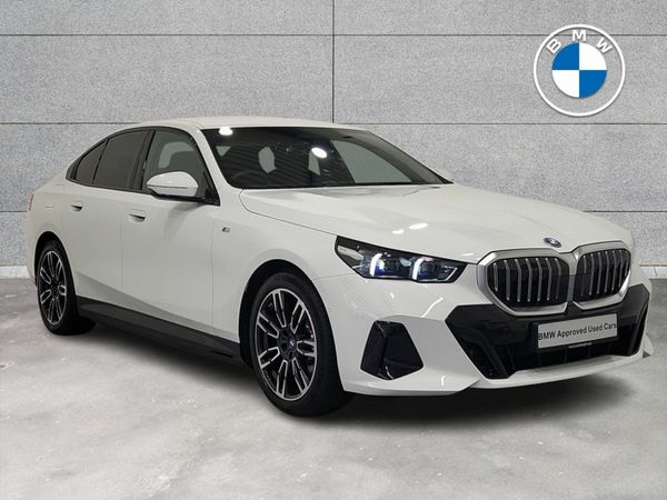 BMW 5-Series Saloon, Petrol Plug-in Hybrid, 2025, White