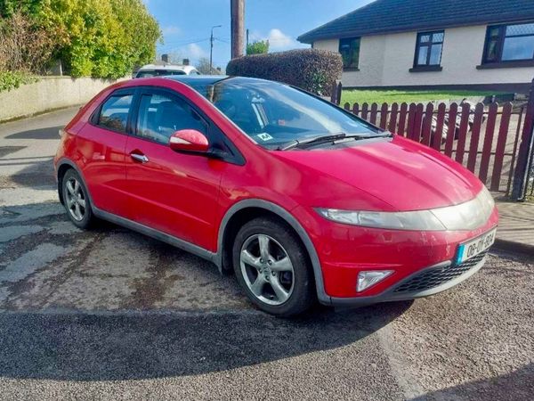 Honda Civic Hatchback, Petrol, 2008, Red