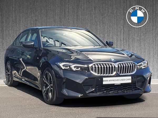 BMW 3-Series Saloon, Petrol Plug-in Hybrid, 2025, Black