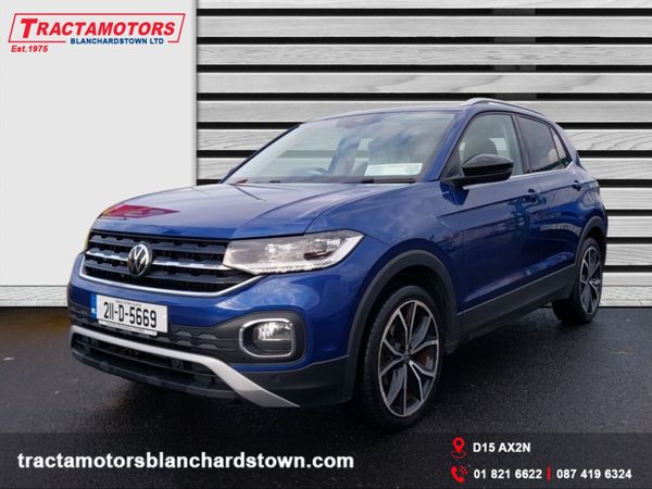 Volkswagen T-Cross Estate, Petrol, 2021, Blue