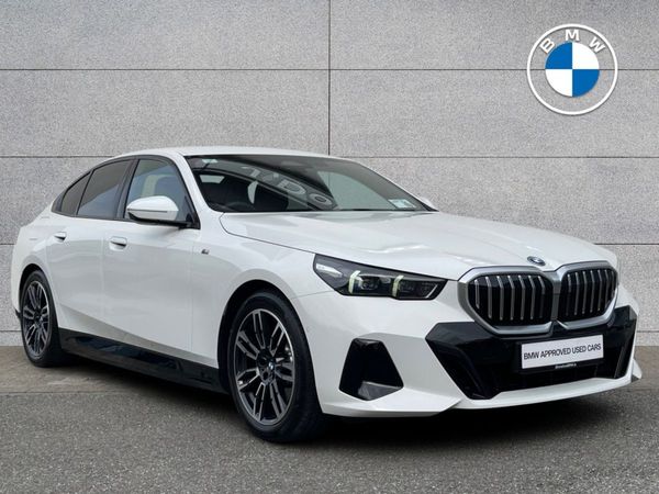 BMW 5-Series Saloon, Petrol Plug-in Hybrid, 2025, White