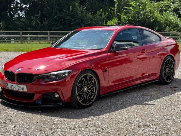 BMW 4-Series Coupe, Petrol, 2017, Red