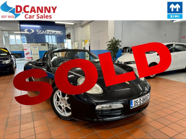 Porsche Boxster Convertible, Petrol, 2005, Black