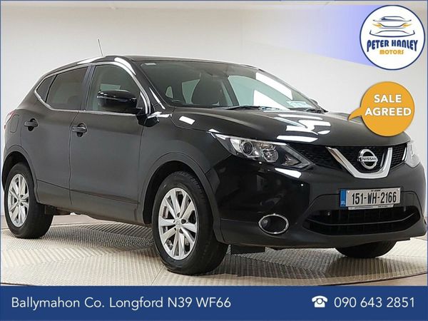 Nissan Qashqai Hatchback, Diesel, 2015, Black