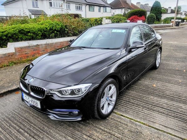 BMW 3-Series Saloon, Petrol Plug-in Hybrid, 2017, Black