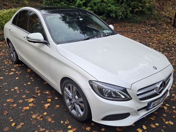 Mercedes-Benz C-Class Saloon, Petrol Plug-in Hybrid, 2016, White