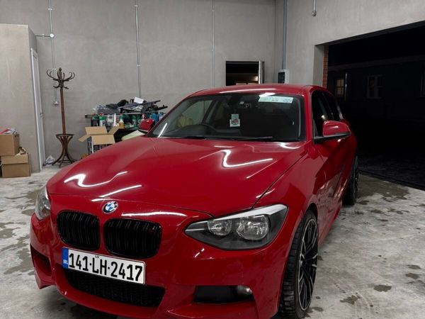 BMW 1-Series Hatchback, Diesel, 2014, Red
