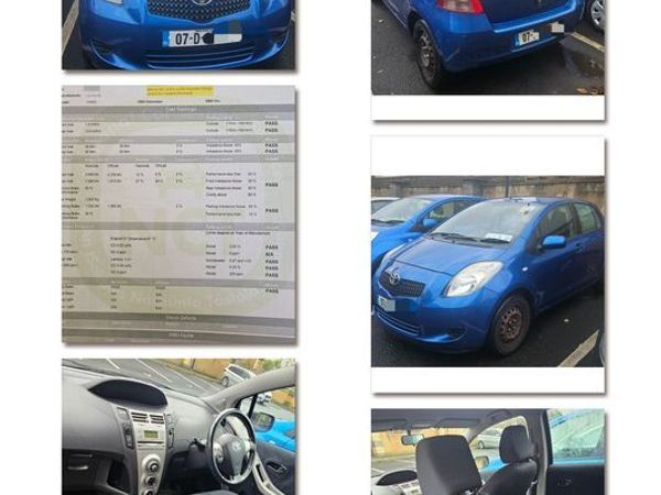 Toyota Yaris Hatchback, Petrol, 2007, Blue