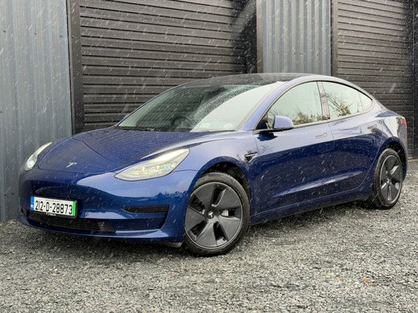 Tesla Model 3 Saloon, Electric, 2021, Blue