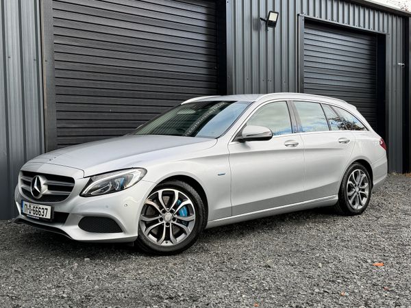 Mercedes-Benz C-Class Estate, Petrol Hybrid, 2017, Silver