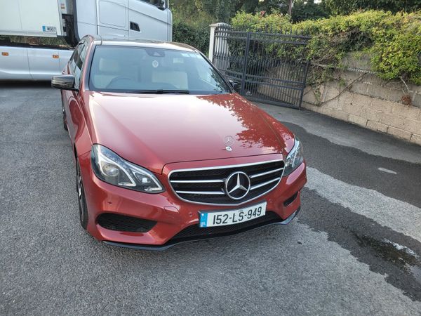 Mercedes-Benz E-Class Saloon, Diesel, 2015, Red